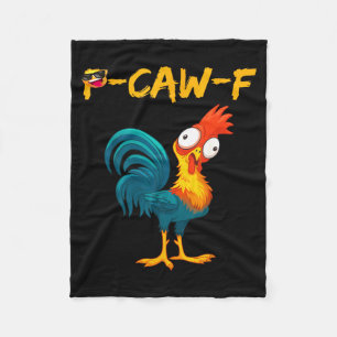 Grappige Kip Humor Quote Haantje Meme Kraai V Fleece Deken