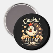 Grappige kip Humor rustieke Boerderij leven Magneet (Voorkant / Achterkant)