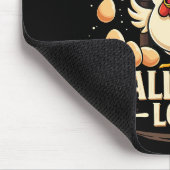 Grappige kip Humor rustieke Boerderij leven Muismat (Hoek)