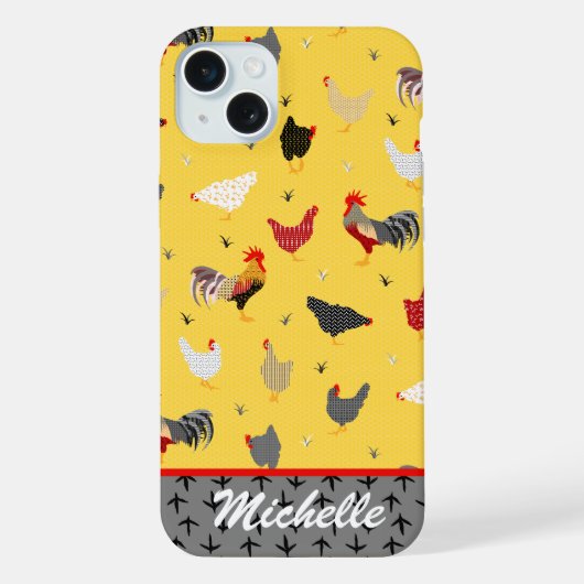 Grappige Kip iPhone Hoesje (Achterkant)