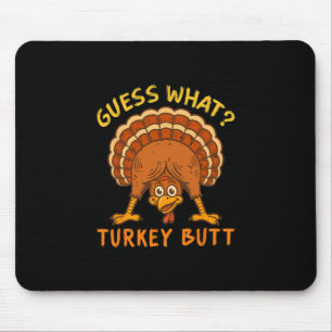 Grappige Kip Kalkoen Thanksgiving Raad Wat Turke Muismat