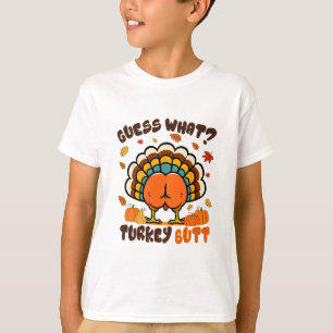 Grappige Kip Kalkoen Thanksgiving Raad Wat Turke T-shirt