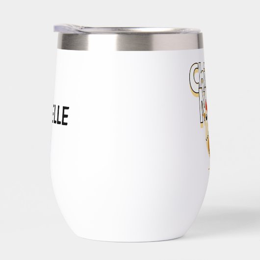 Grappige kip mam gepersonaliseerd (Rechts)