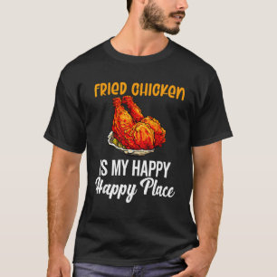 Grappige kip mannen vrouwen kippenvleugels Fast f T-shirt