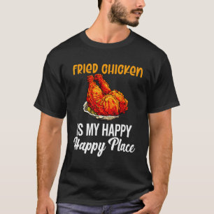 Grappige kip mannen vrouwen kippenvleugels Fast f T-shirt