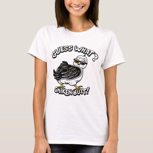 Grappige kip meme Raad eens? Kippenkont! T-shirt (Voorkant)