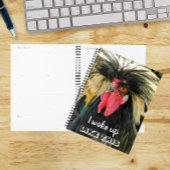 Grappige Kip met Slechte Haar Meme Planner