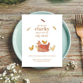 Grappige Kip Moederdag kaart van kinderen