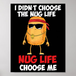 Grappige Kip Nugget nug Leven' Poster