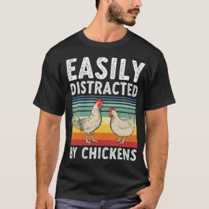 Grappige Kip Pluimvee Boerderij Dier Boer Hen Mann T-shirt