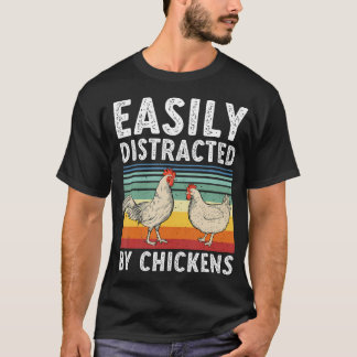 Grappige Kip Pluimvee Boerderij Dier Boer Hen Mann T-shirt