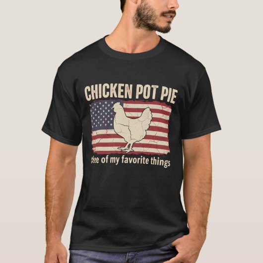 Grappige Kip Pot Pastei Boerderij Kip Liefhebber R T-shirt (Voorkant)