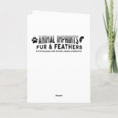 Grappige Kip Pun Verjaardag Kaart (Achterkant)