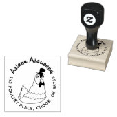 Grappige Kip Retouradres Stempel voor Homestead (Gestempeld)