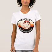 Grappige kip Run Fried Chicken T-shirt (Voorkant)