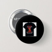 Grappige kip stop met vragen waarom ik gekke kippe ronde button 5,7 cm (Voorkant /achterkant)