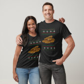 Grappige kip tedert lelijke kerst t-shirt (Unisex)