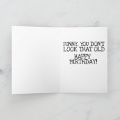 GRAPPIGE KIP VERJAARDAGKAART KAART (Binnen)