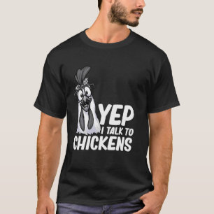 Grappige Kip Voor Mannen Vrouwen Gekke Kippenboer T-shirt