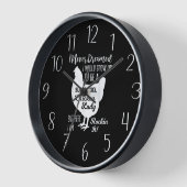 grappige kipliefhebbers woord kunst Grote klok (Hoek)