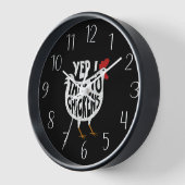 grappige kipliefhebbers woordkunst (Hoek)