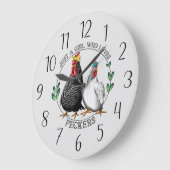 grappige kipliefhebbers woordkunst grote klok (Hoek)