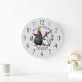 grappige kipliefhebbers woordkunst grote klok (Huis)