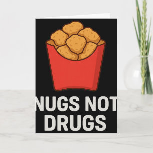 Grappige Kipnugget Humor, Nuggets Niet Drugs Kaart