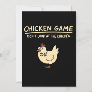 Grappige Kippen Game T-shirt Kijk niet naar de K Kaart