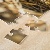 Grappige Kippen In Zonnige Schuur Legpuzzel (Zijkant)