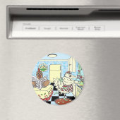 Grappige kippen magneet (Insitu (Vaatwasser))