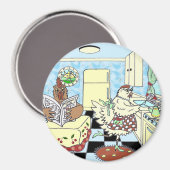 Grappige kippen magneet (Voorkant / Achterkant)