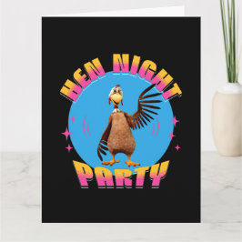 Grappige Kippen Nacht Kippenfeest Humor Kaart