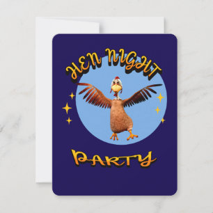 Grappige Kippen Nacht Kippenfeest Humor Kaart