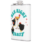 Grappige Kippen Nachtfeest Grappige Kip Heupfles (Links)