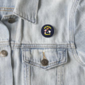 Grappige Kippen Nachtfeest Grappige Kip Ronde Button 3,2 Cm (In situ)