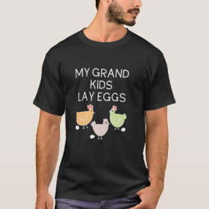 Grappige Kippenliefhebber Oma Opa Mijn Kleinkinder T-shirt