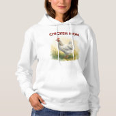 Grappige Kippenmoeder Boerderij Hoodie (Voorkant)