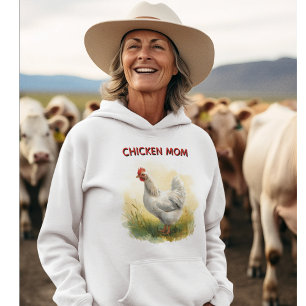 Grappige Kippenmoeder Boerderij  Hoodie