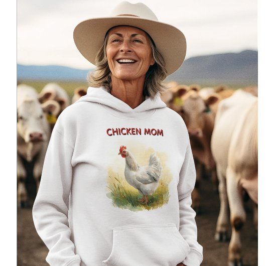 Grappige Kippenmoeder Boerderij Hoodie