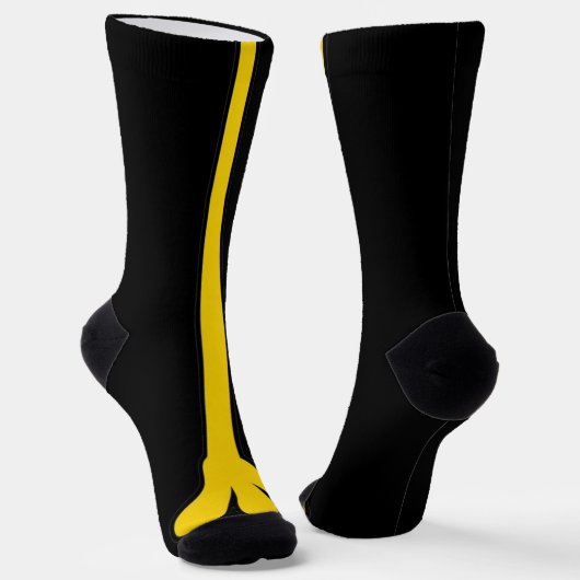 Grappige Kippenpoten Voeten Sokken Knie Dier (Gebogen)