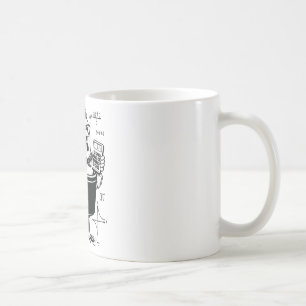 Grappige kippenpotloodhouder Rekenmachine Wiskunde Koffiemok