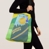 Grappige Kippenren Crossbody Tas (Dichtbij)