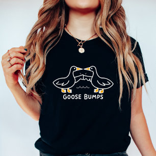Grappige Kippenvel; Cartoon Ganzen Vuisten Bumpen  T-shirt