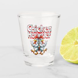 Grappige Kippenverzamelaar Shot Glas
