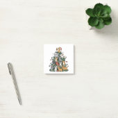 Grappige Kitten Kerstboom Kat Huisdier Dierenliefh Post-it® Notes (Kantoor)