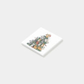 Grappige Kitten Kerstboom Kat Huisdier Dierenliefh Post-it® Notes (Schuin)