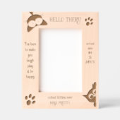 Grappige Kitten Nieuwe Kat Foto Gegraveerde Lijstjes (Voorkant)