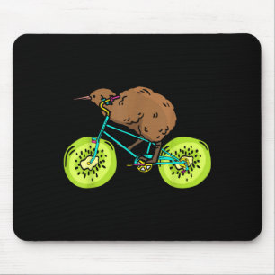 Grappige Kiwi Biker Fietscadeau Nieuw-Zeeland Muismat