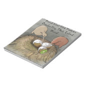 Grappige Kiwi Vogels Die Voor Hun Fruit Zorgen Notitieblok (Linkerzijde)